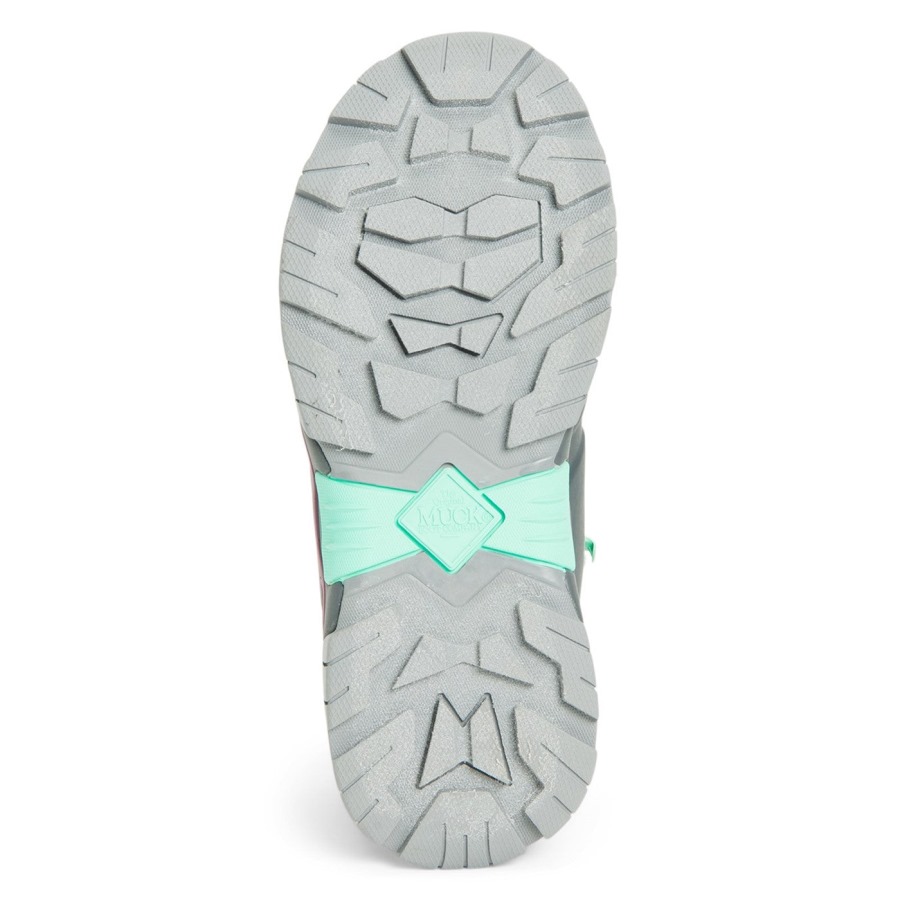 Grey Women's Apex Lace-Up Short Boots Muckboot