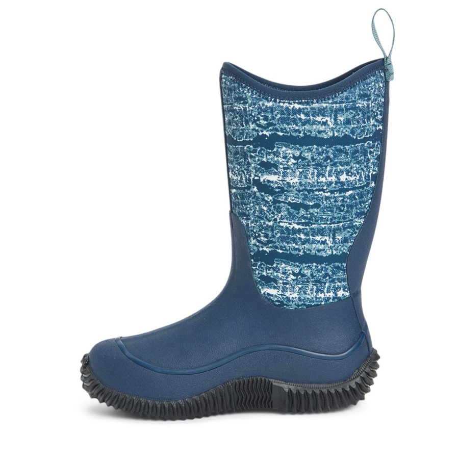 Kids' Hale Tall Boots Dress Blue Print Muckboot