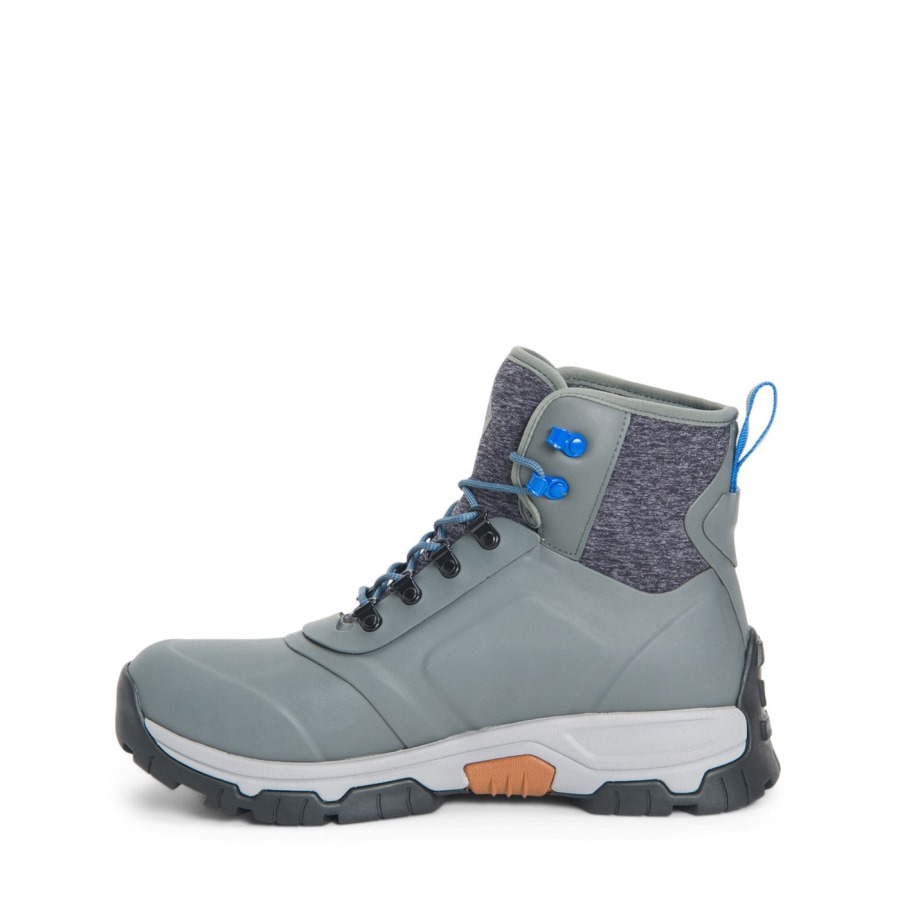 Men's Apex Lace-Up Short Boots Muckboot Grey