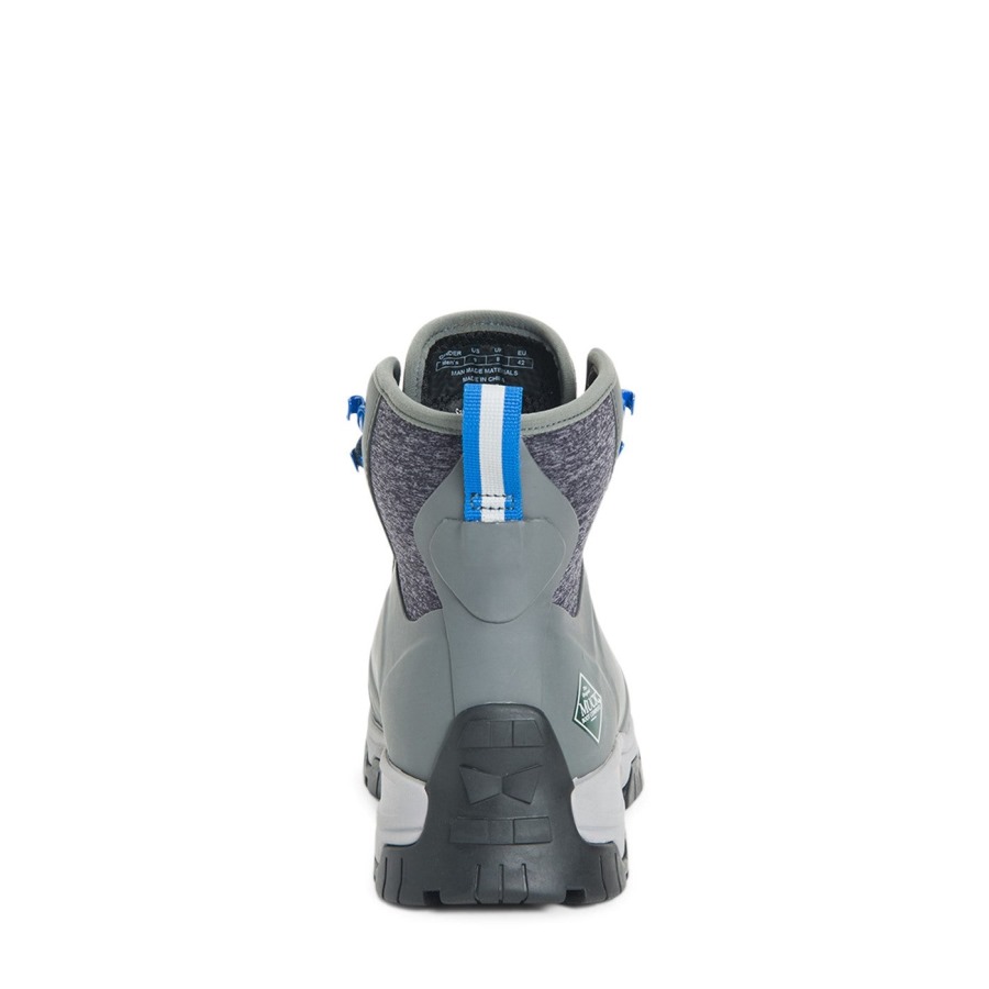 Men's Apex Lace-Up Short Boots Muckboot Grey