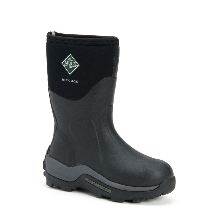 Men's Arctic Sport Short Boots Muckboot Black