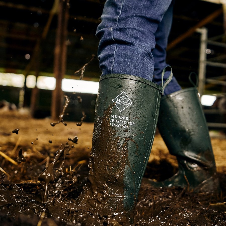 Moss Unisex Mudder S5 Tall Safety Boots Muckboot