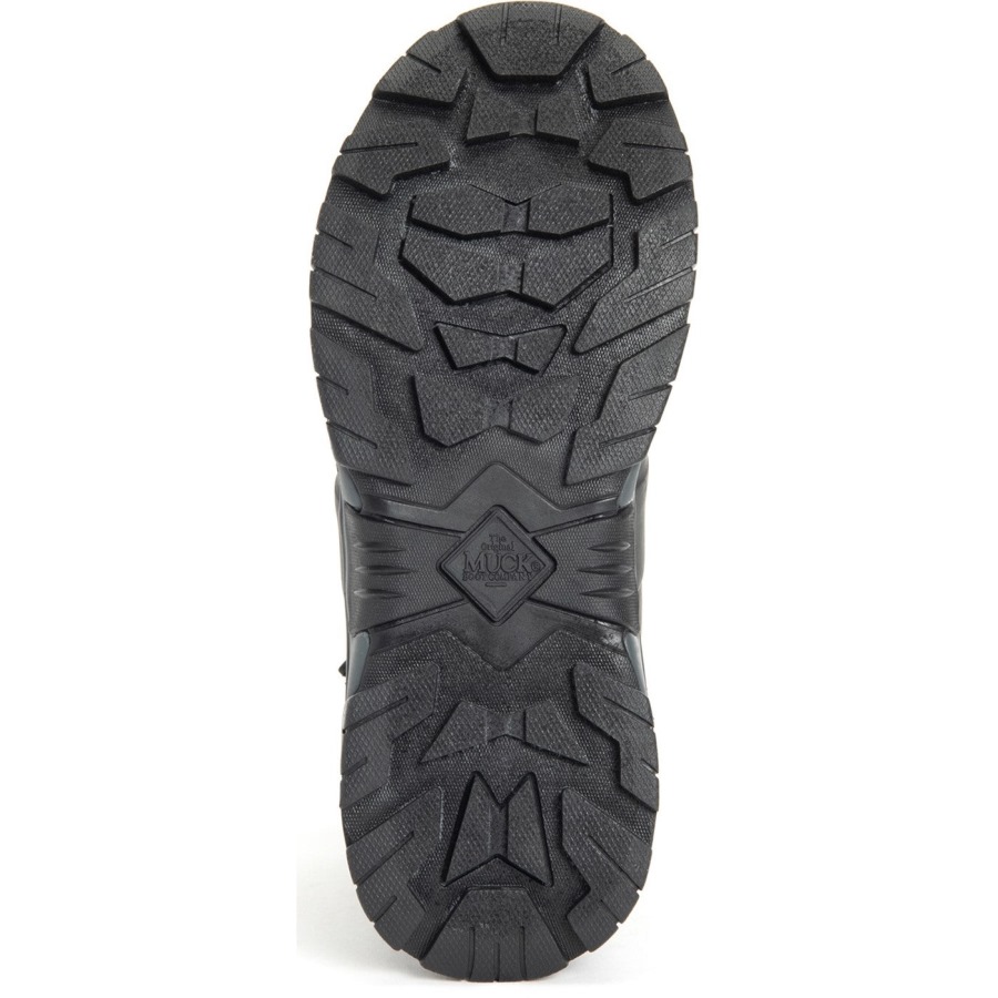 Muckboot Black Men's Apex Zip Short Boots