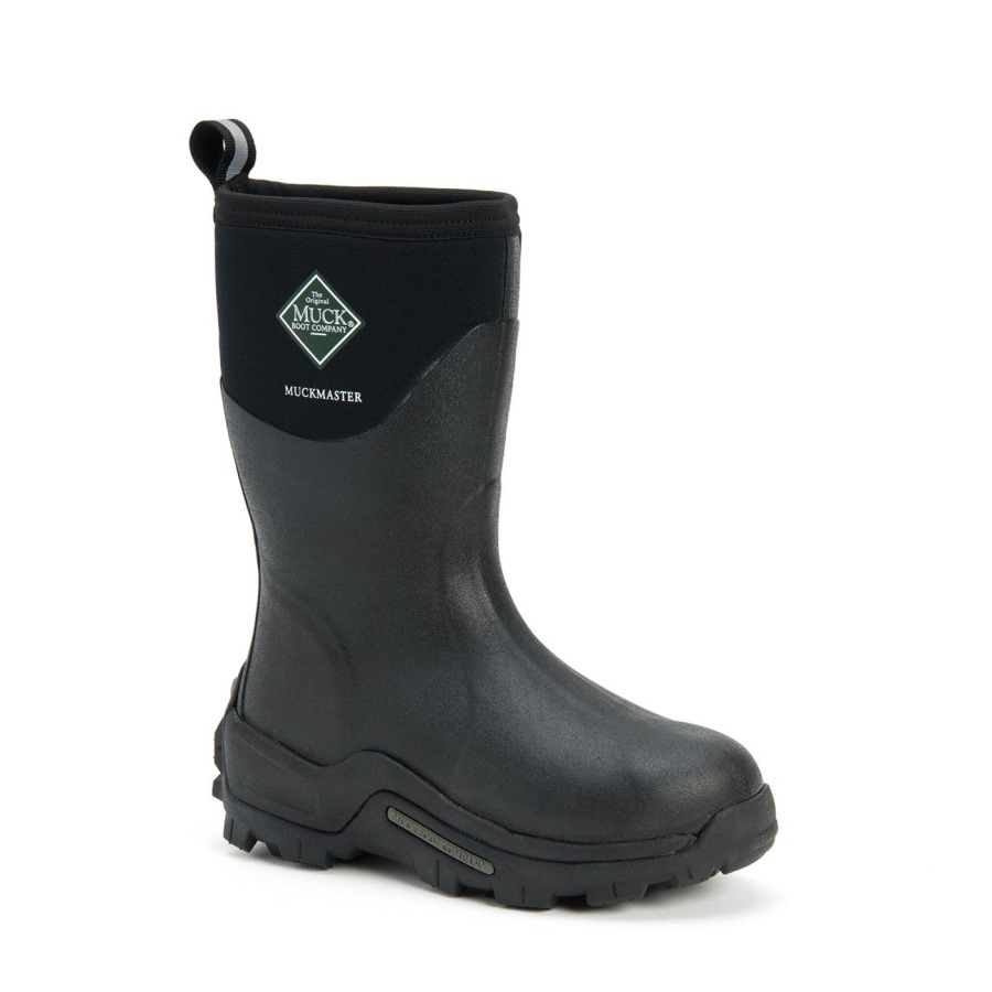 Muckboot Black Unisex Muckmaster Short Boots