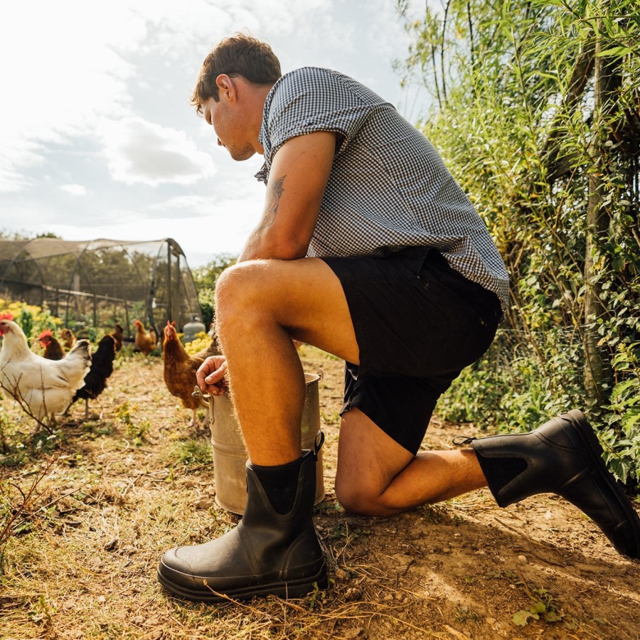 Muckboot Green Unisex Muck Originals Pull-On Short Boots