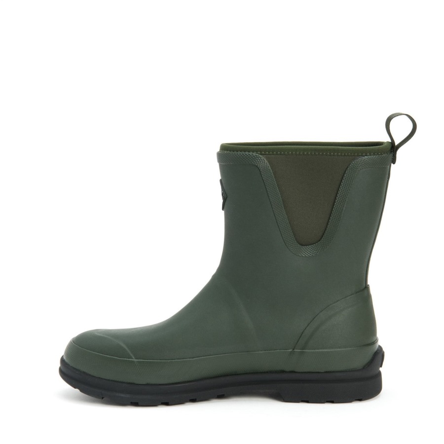 Muckboot Green Unisex Muck Originals Pull-On Short Boots