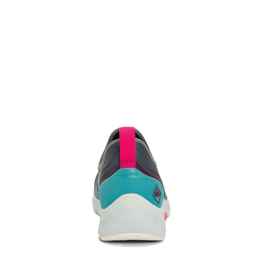 Muckboot Grey Teal Pink Women's Outscape Shoes