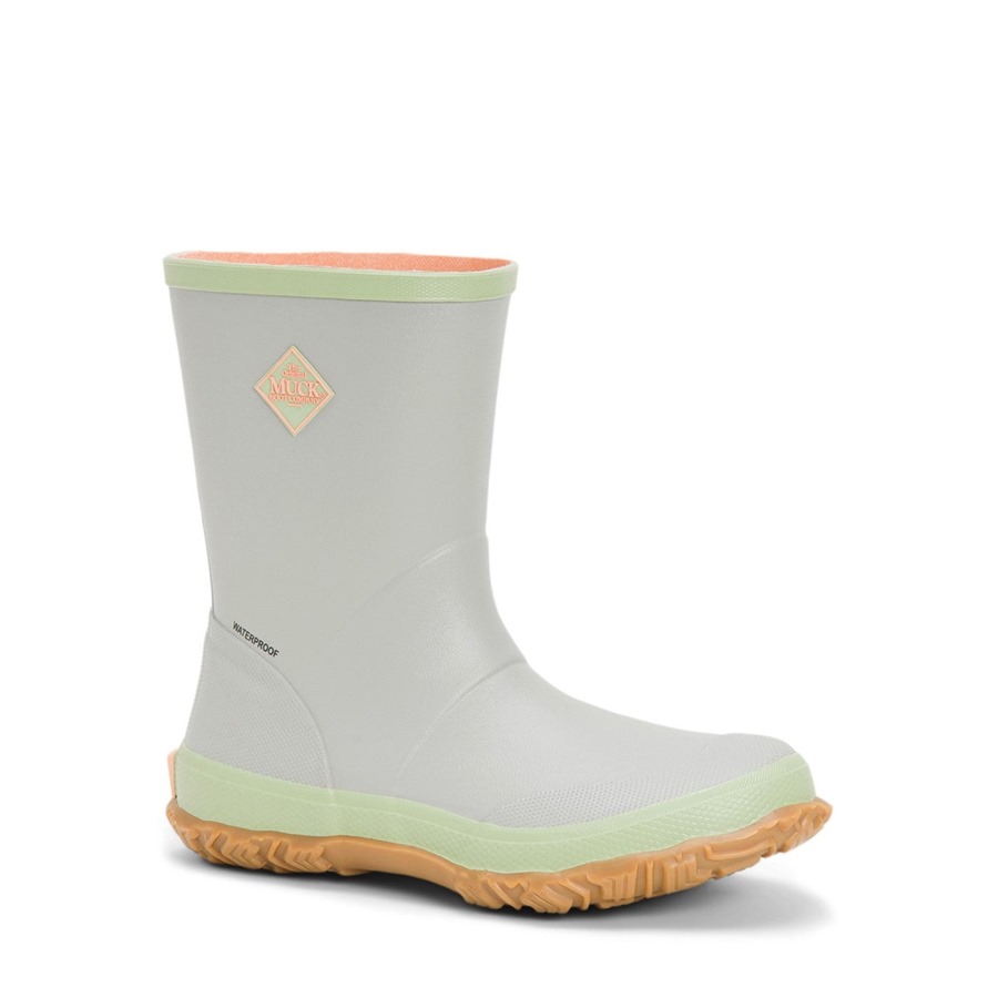 Muckboot Light Grey Women's Forager Short Boots