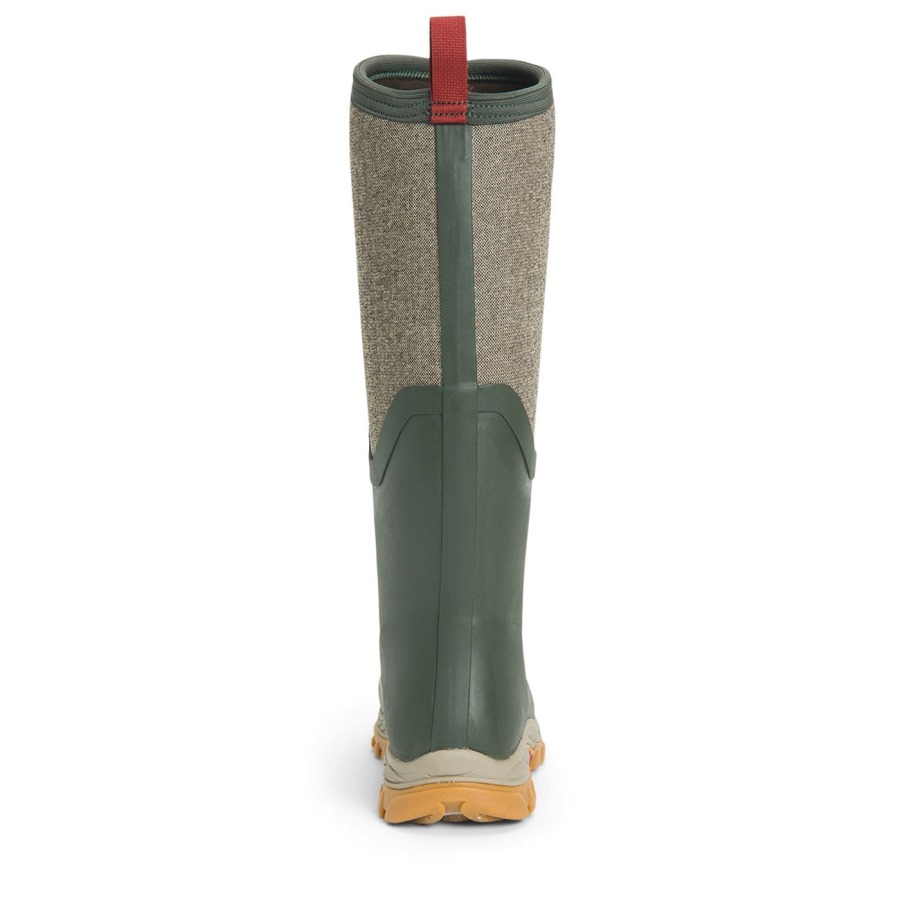 Muckboot Olive Herringbone Print Women's Arctic Sport II Tall Boots