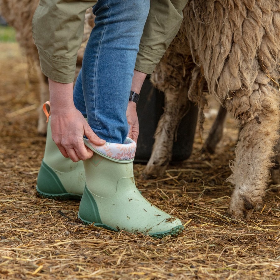 Sunflower Print Women's RHS Muckster II Short Boots Muckboot