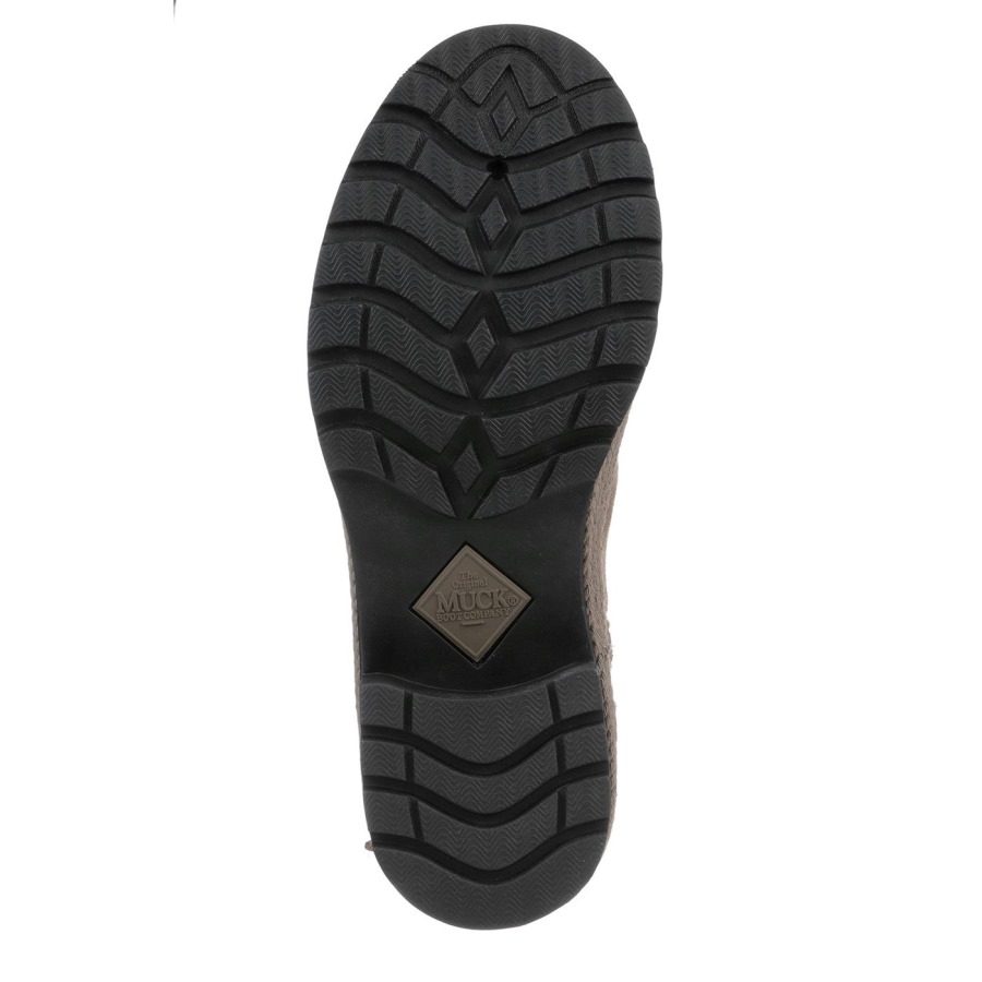 Taupe Womens Liberty Perforated Leather Ankle Boots Muckboot