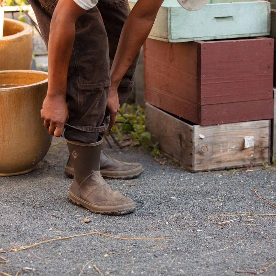 Unisex Forager Short Boots Dark Brown Muckboot