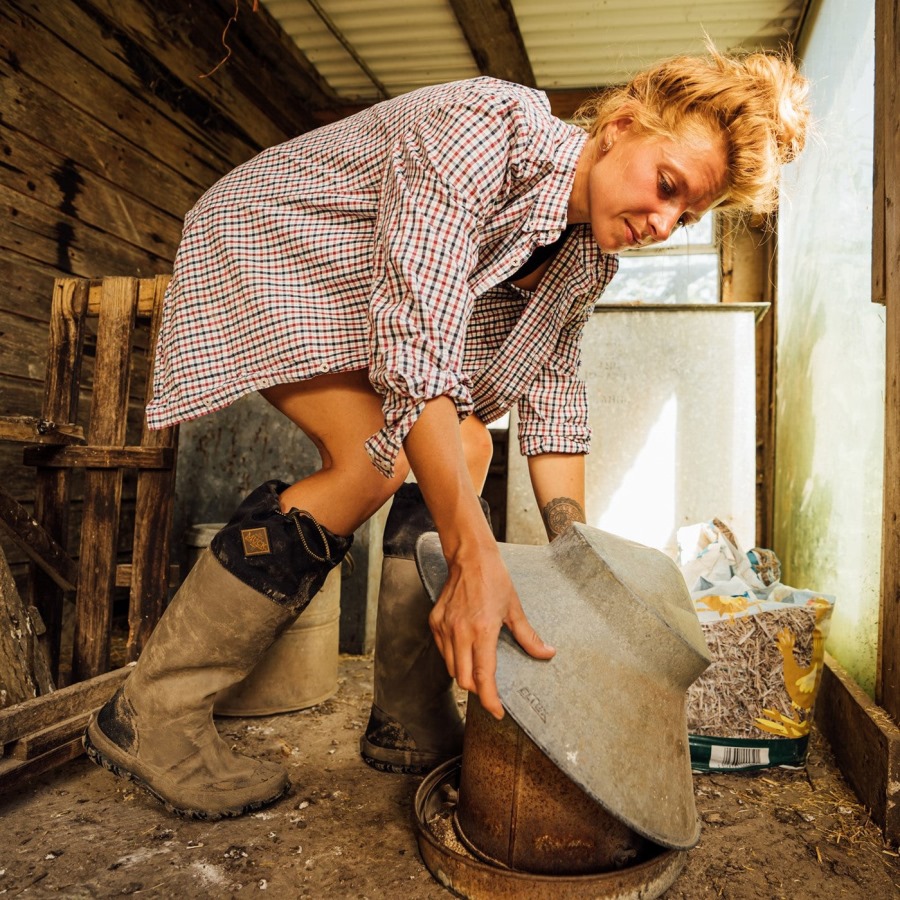 Unisex Forager Tall Boots Grey Muckboot