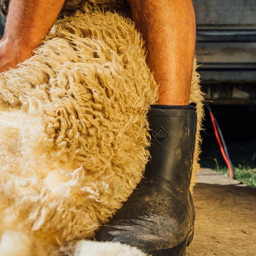 Unisex Muck Originals Pull-On Short Boots Muckboot Black