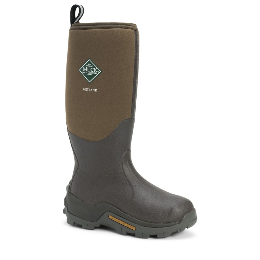 Unisex Wetland Tall Boots Muckboot Bark