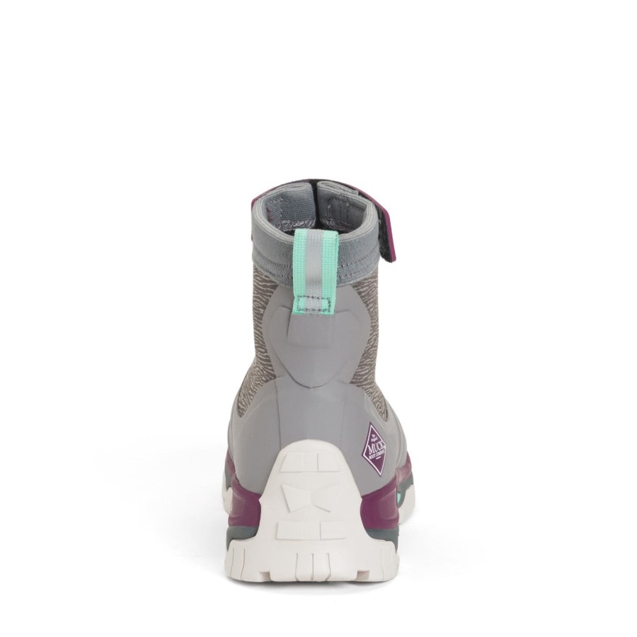 Women's Apex Zip Short Boots Muckboot Frost Grey