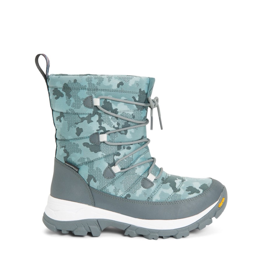 Women's Arctic Ice Nomadic Vibram All Terrain Short Boots Muckboot Castlerock Camo Print