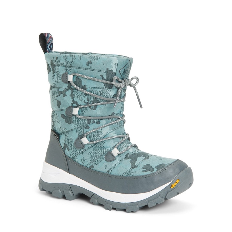 Women's Arctic Ice Nomadic Vibram All Terrain Short Boots Muckboot Castlerock Camo Print