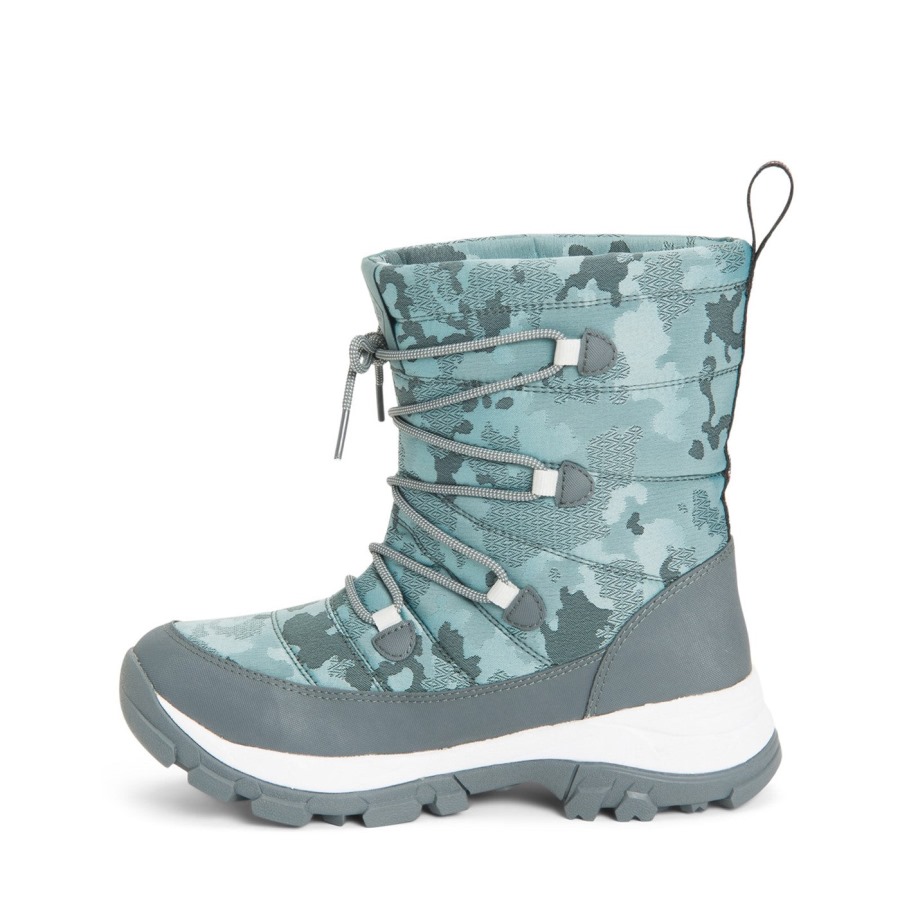 Women's Arctic Ice Nomadic Vibram All Terrain Short Boots Muckboot Castlerock Camo Print