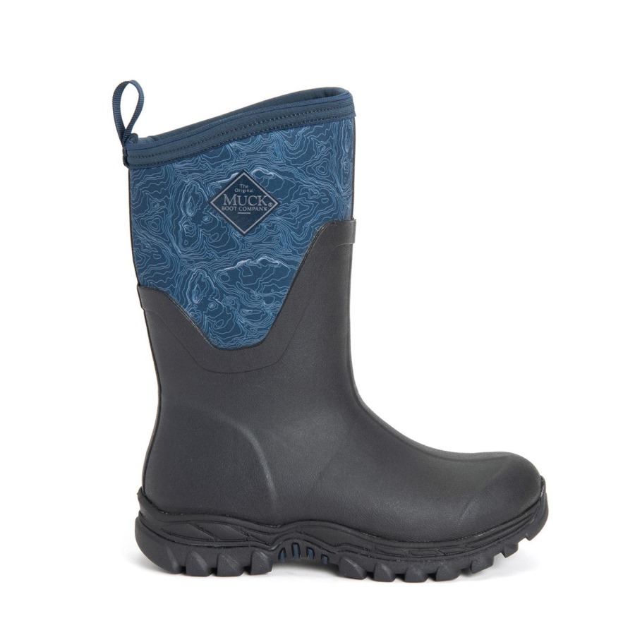 Women's Arctic Sport II Short Boots Navy Topography Muckboot