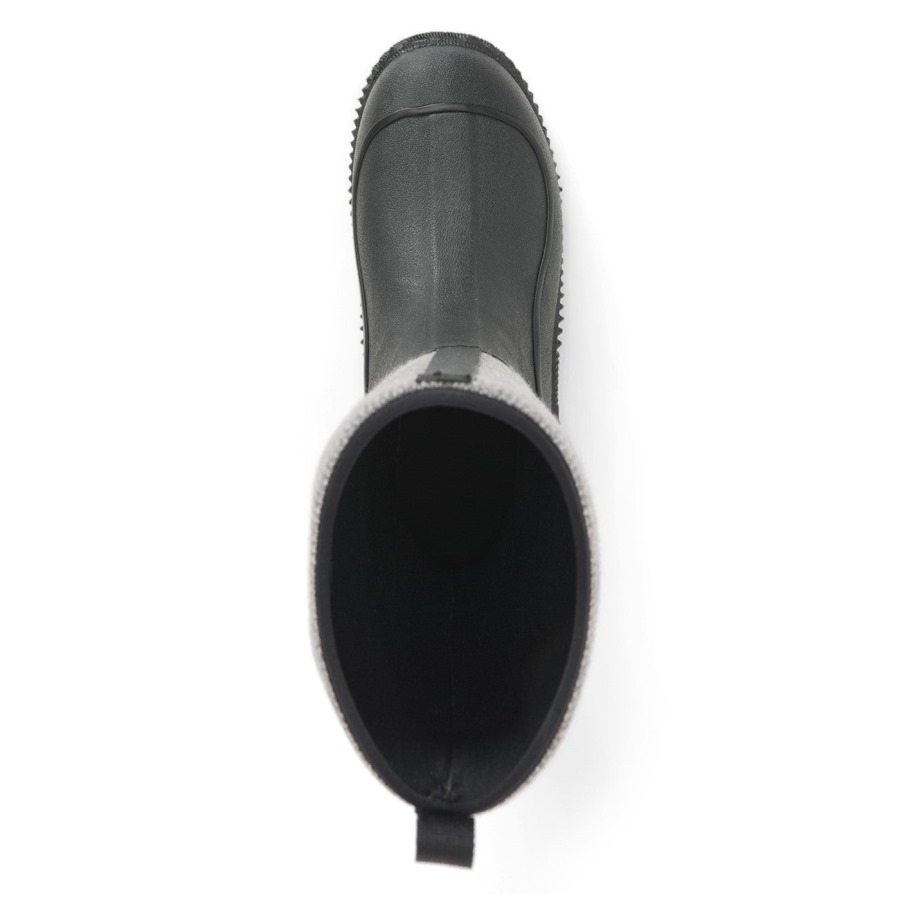 Women's Hale Tall Boots Black Herringbone Print Muckboot