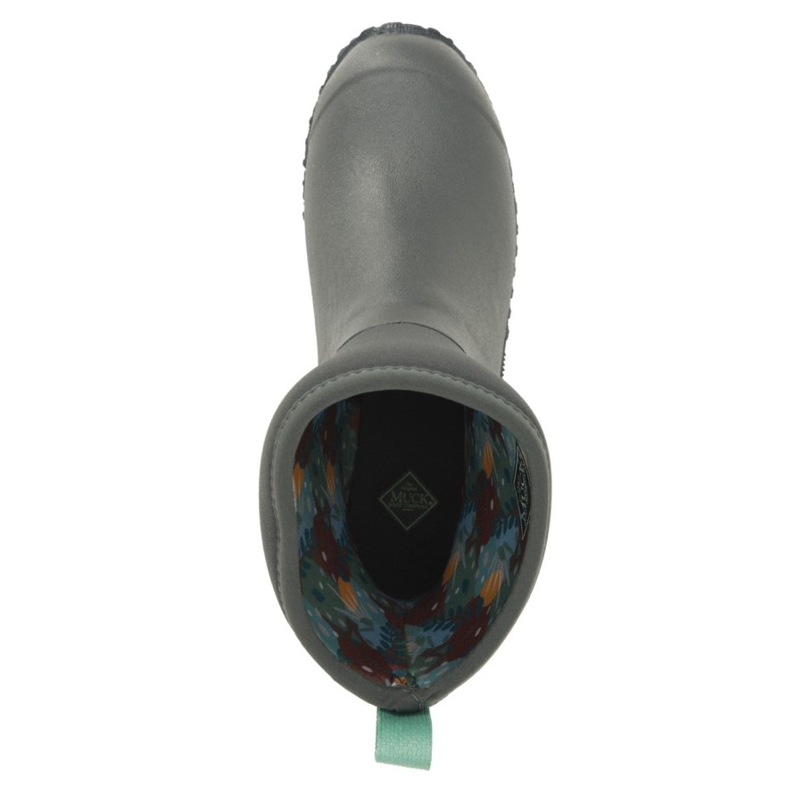 Women's RHS Muckster II Short Boots Grey Print Muckboot